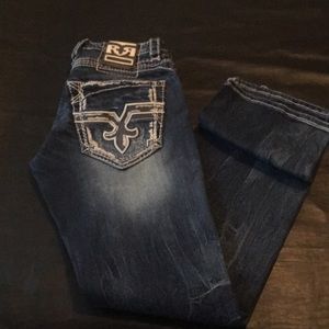 Men’s rock revival slim boot 31/33